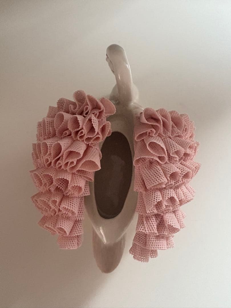 Irish Dresden アイリッシュドレスデン スワンレース陶器人形