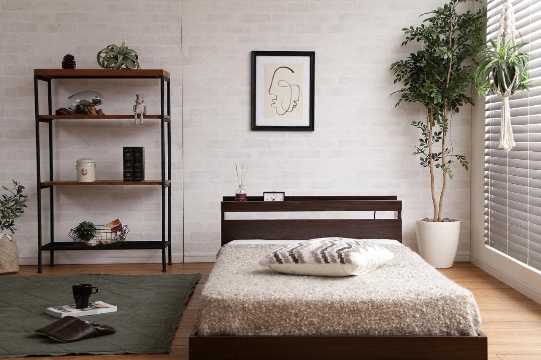 【新品・送料無料】【シングル】Coroa フロアベッド（マットレス付き）