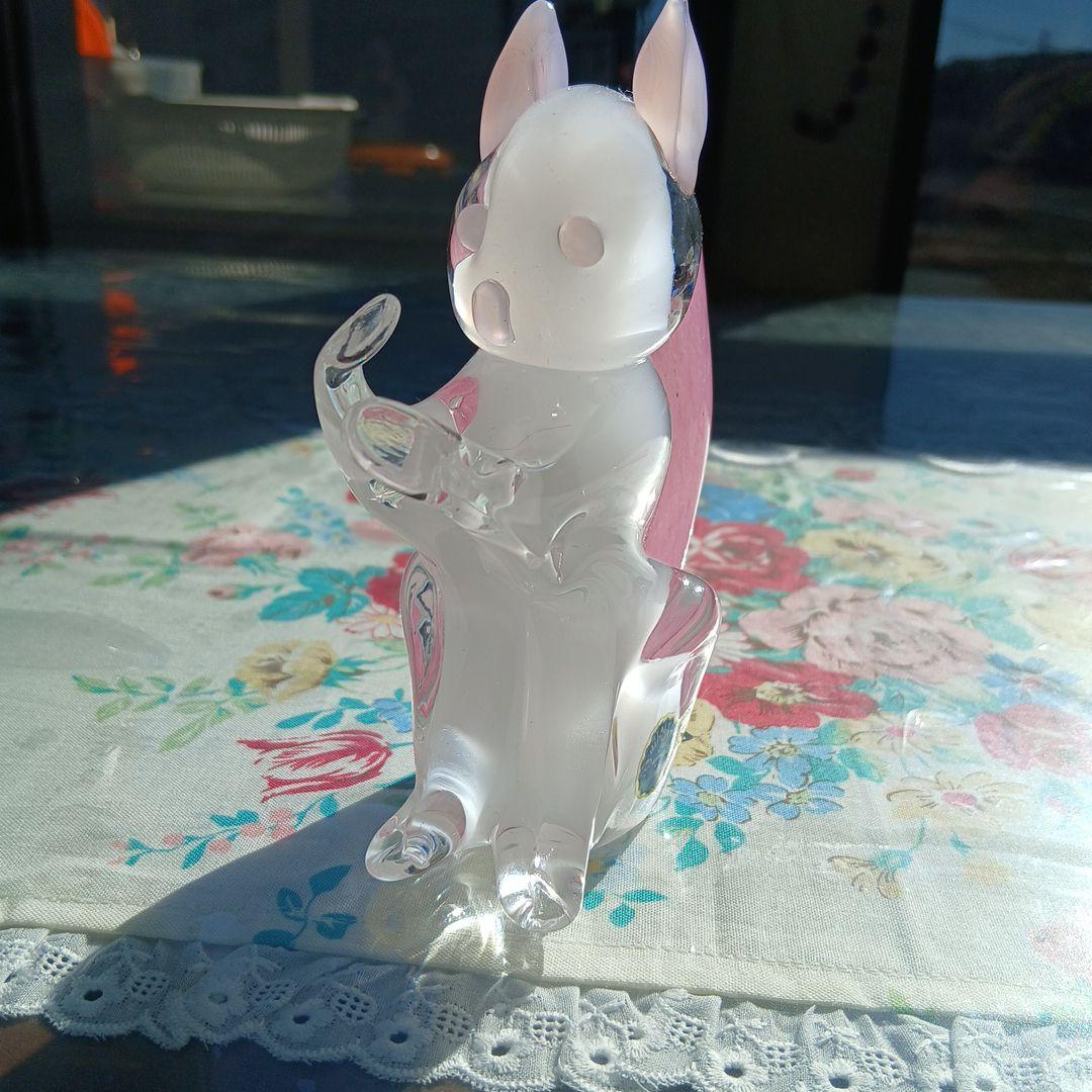 Deman Collection クリスタルリス置物