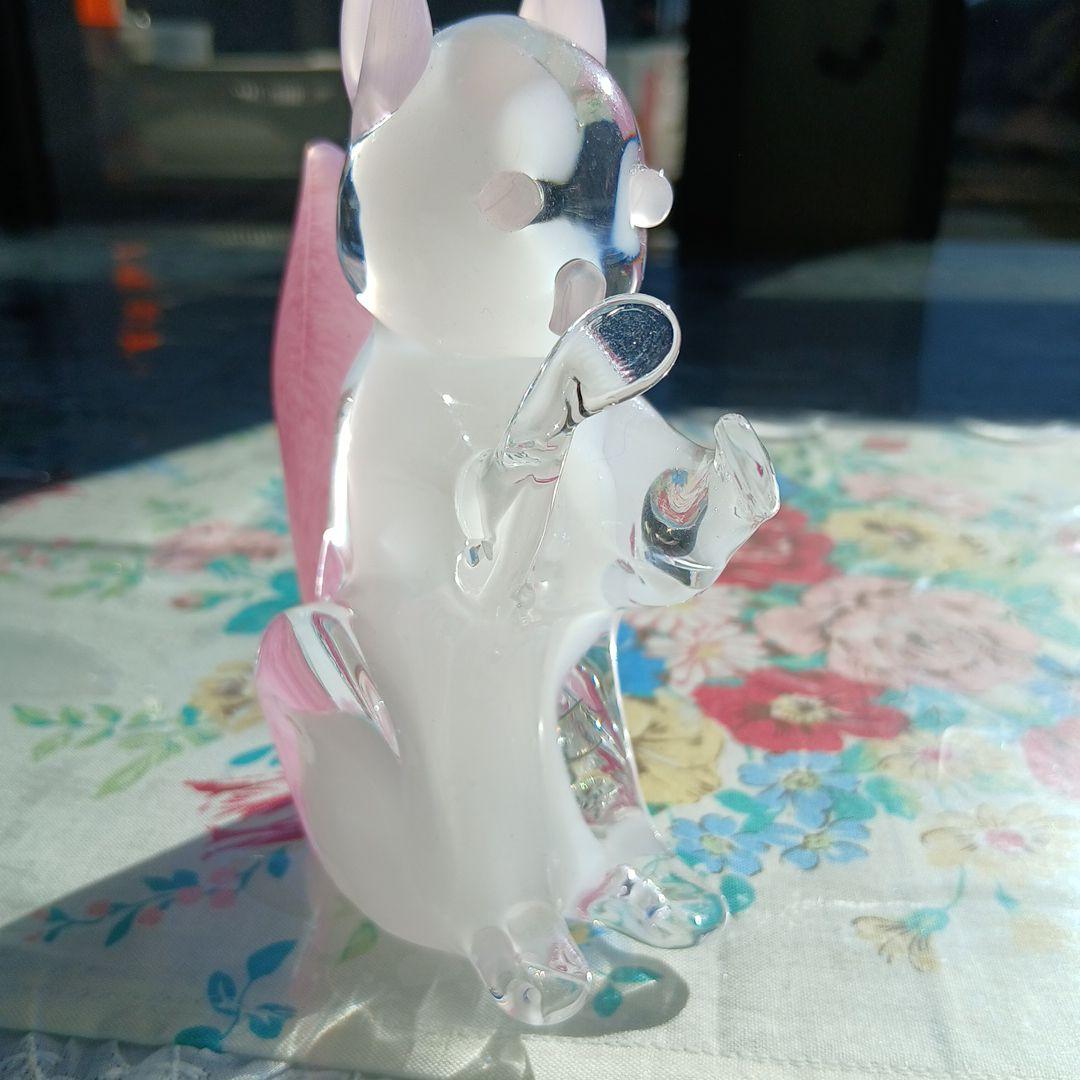 Deman Collection クリスタルリス置物