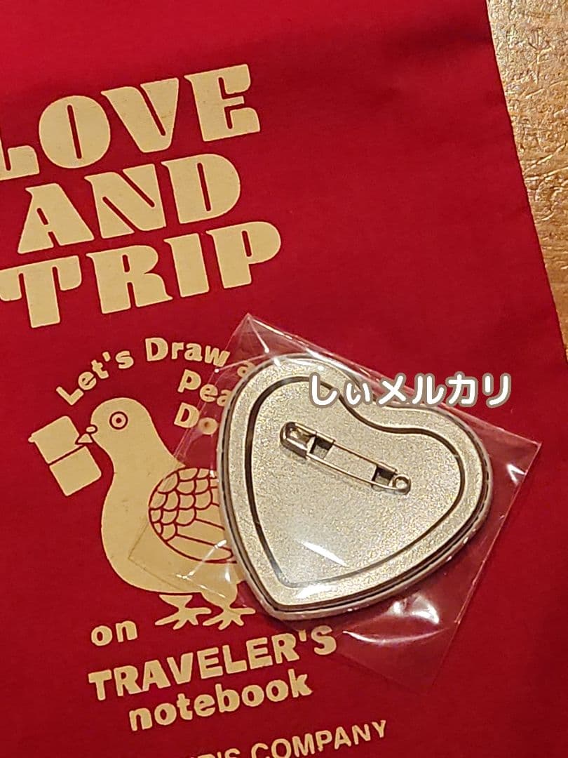 雪月花✨ コットンバッグ カンバッジ LOVE AND TRIP