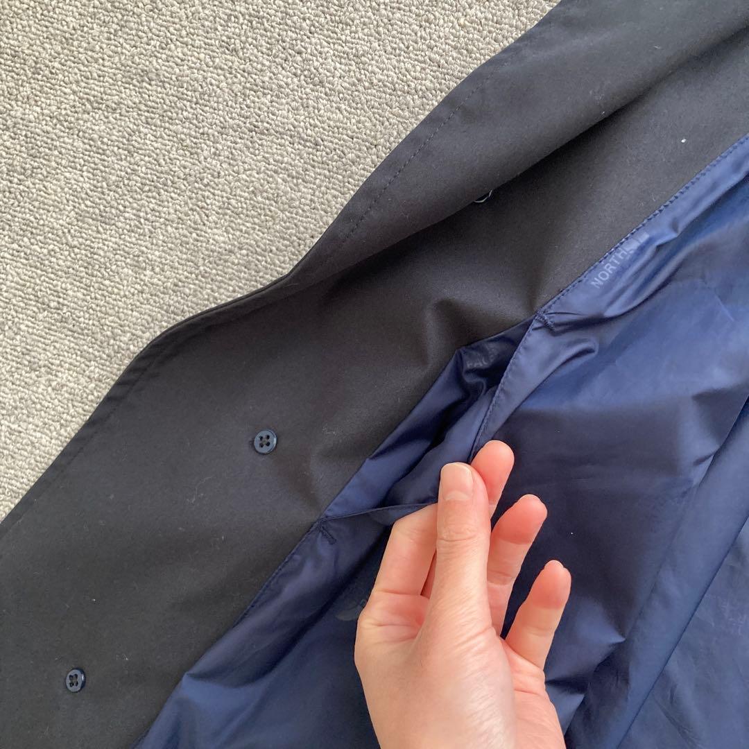 【ほぼ新品】Mサイズ ステンカラーコート パープル ナナミカ ノースフェイス