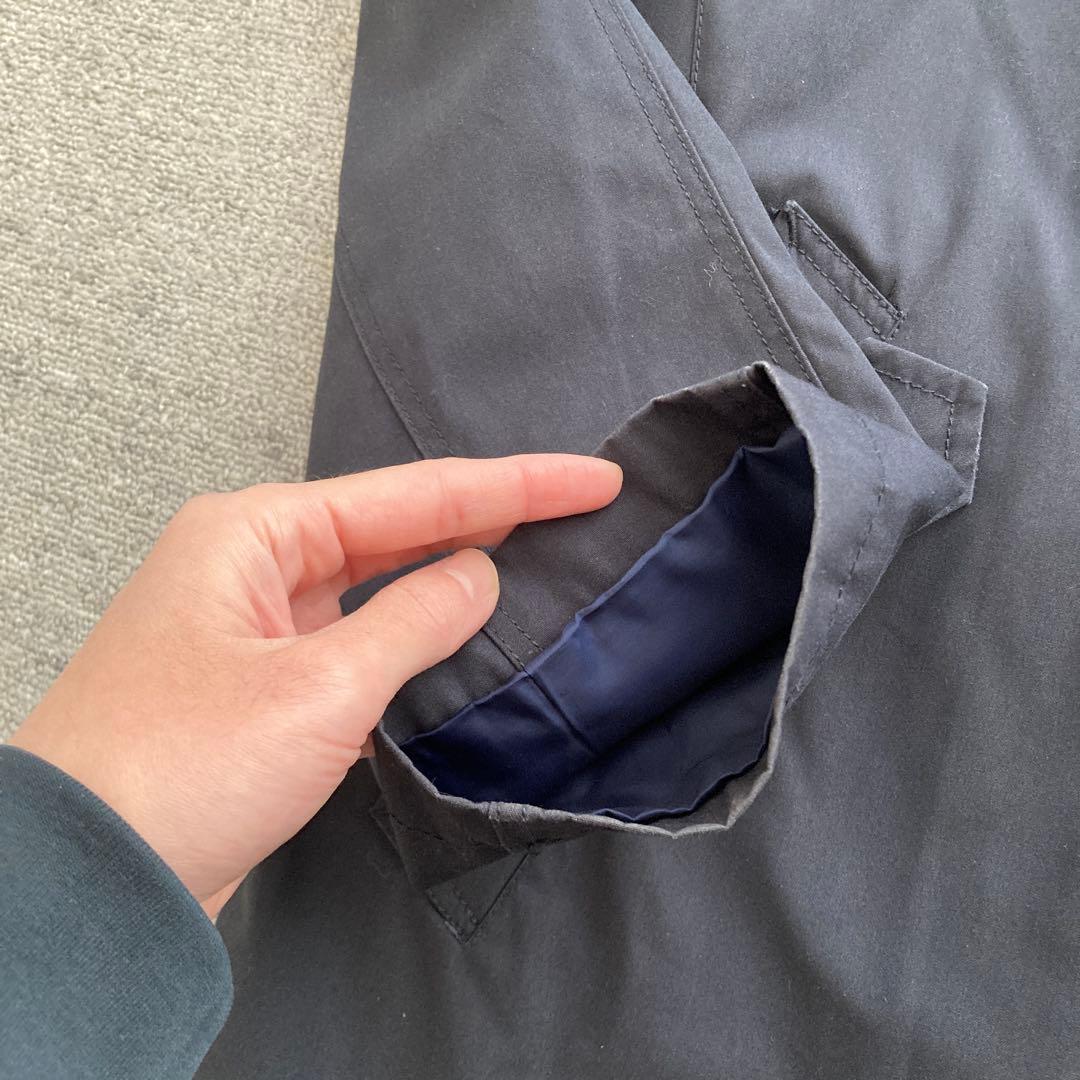 【ほぼ新品】Mサイズ ステンカラーコート パープル ナナミカ ノースフェイス