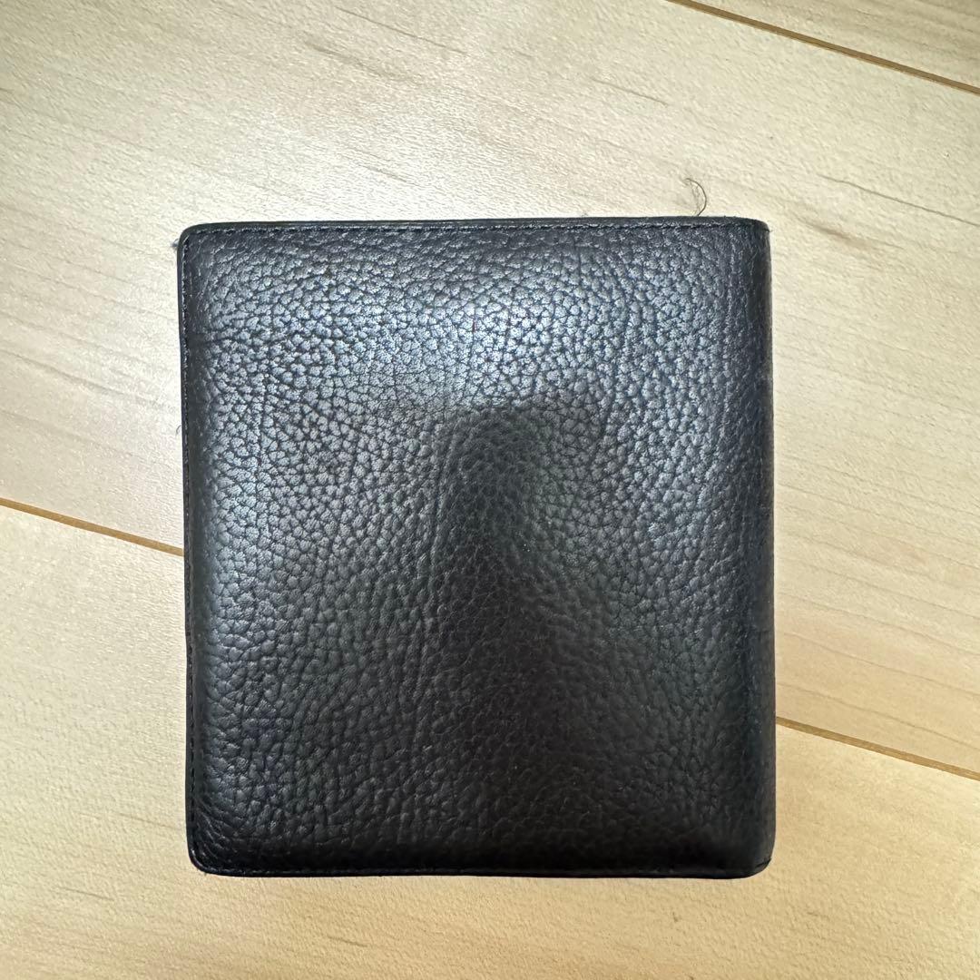 週末値下げ　DELVAUX デルヴォー レザー 二つ折り 財布 小銭入れ