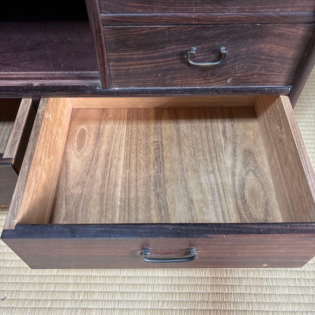 茶箪笥　木製レトロ茶道具棚