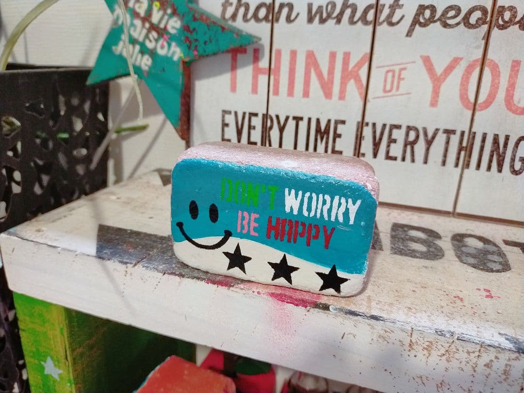 ☆大人気！新作　ミニレンガ　海柄happy