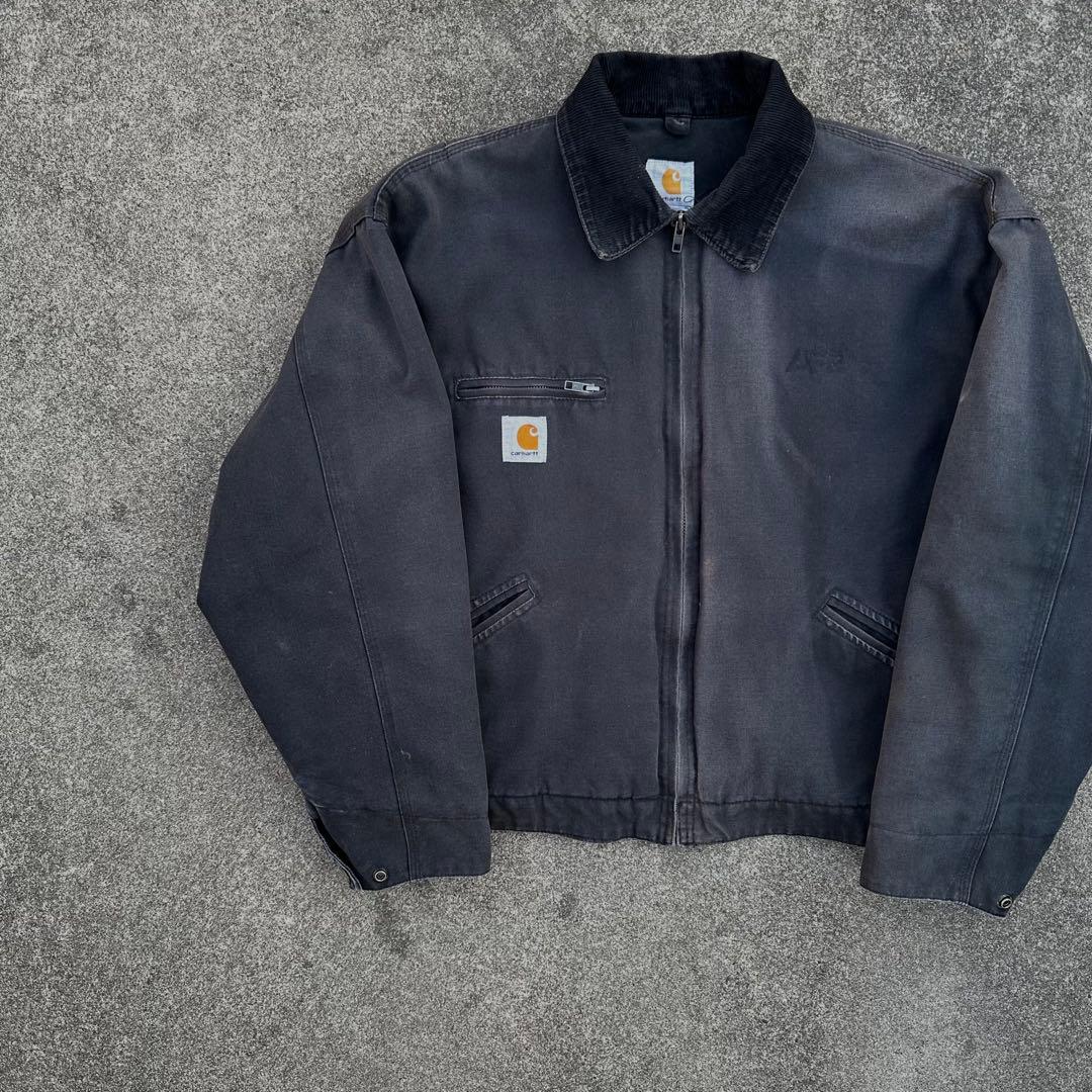 US限定 US製 カーハート デトロイト detroit ショート丈 ブラック