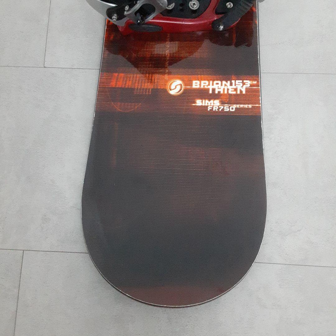 SIMS FR750 スノーボードセット 153cm LINK ビンディング付き