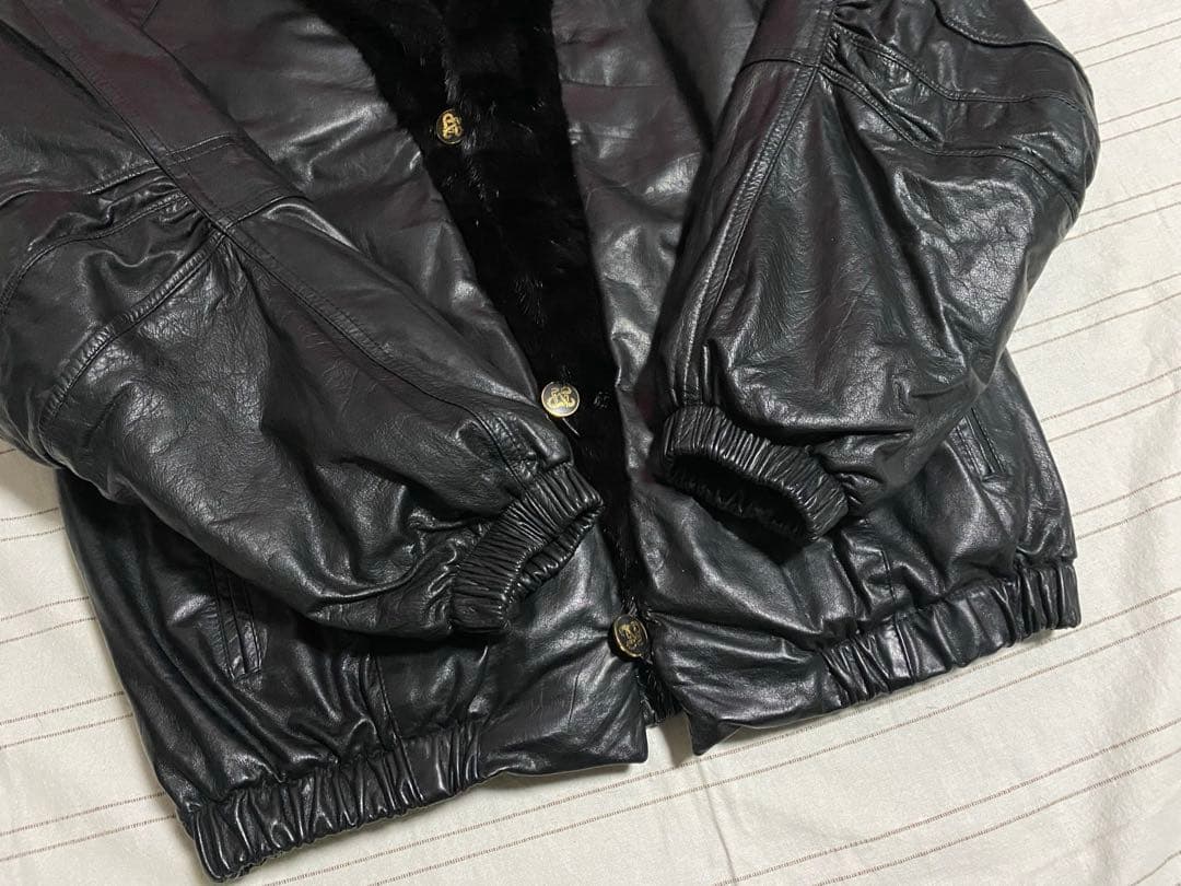 Reversible LEATHERS blouson◆リバーシブルブルゾン