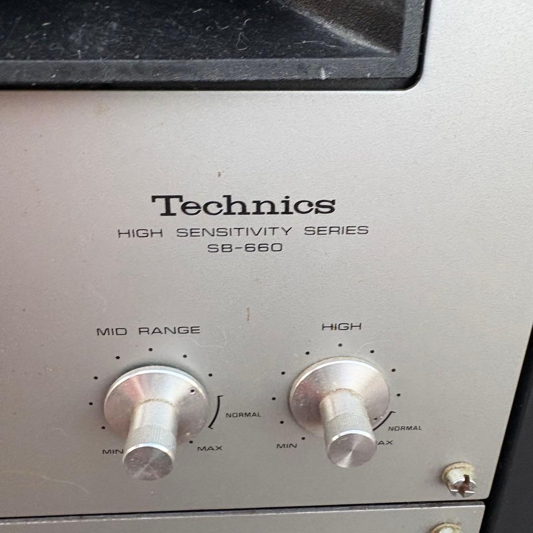 昭和レトロ テクニクス SB-660 3WAY スピーカーペア ビンテージ現状品