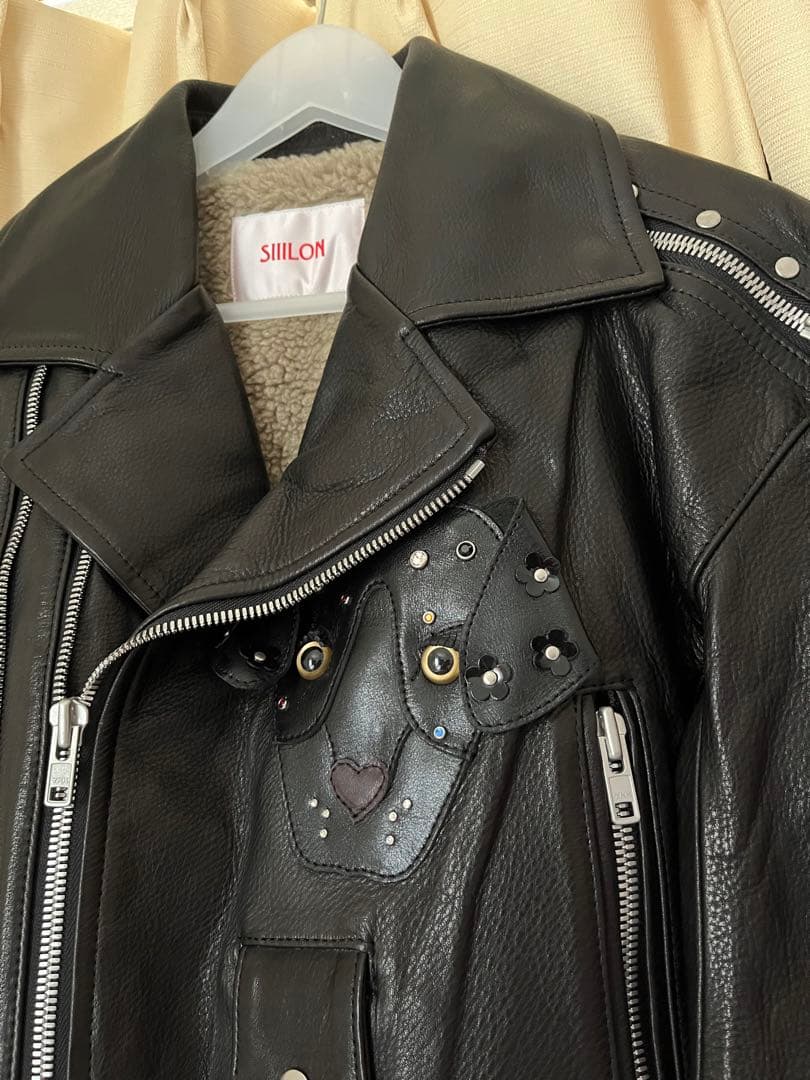 こ*り様 SIIILON シーロン STAY GOLD jacket ライダース
