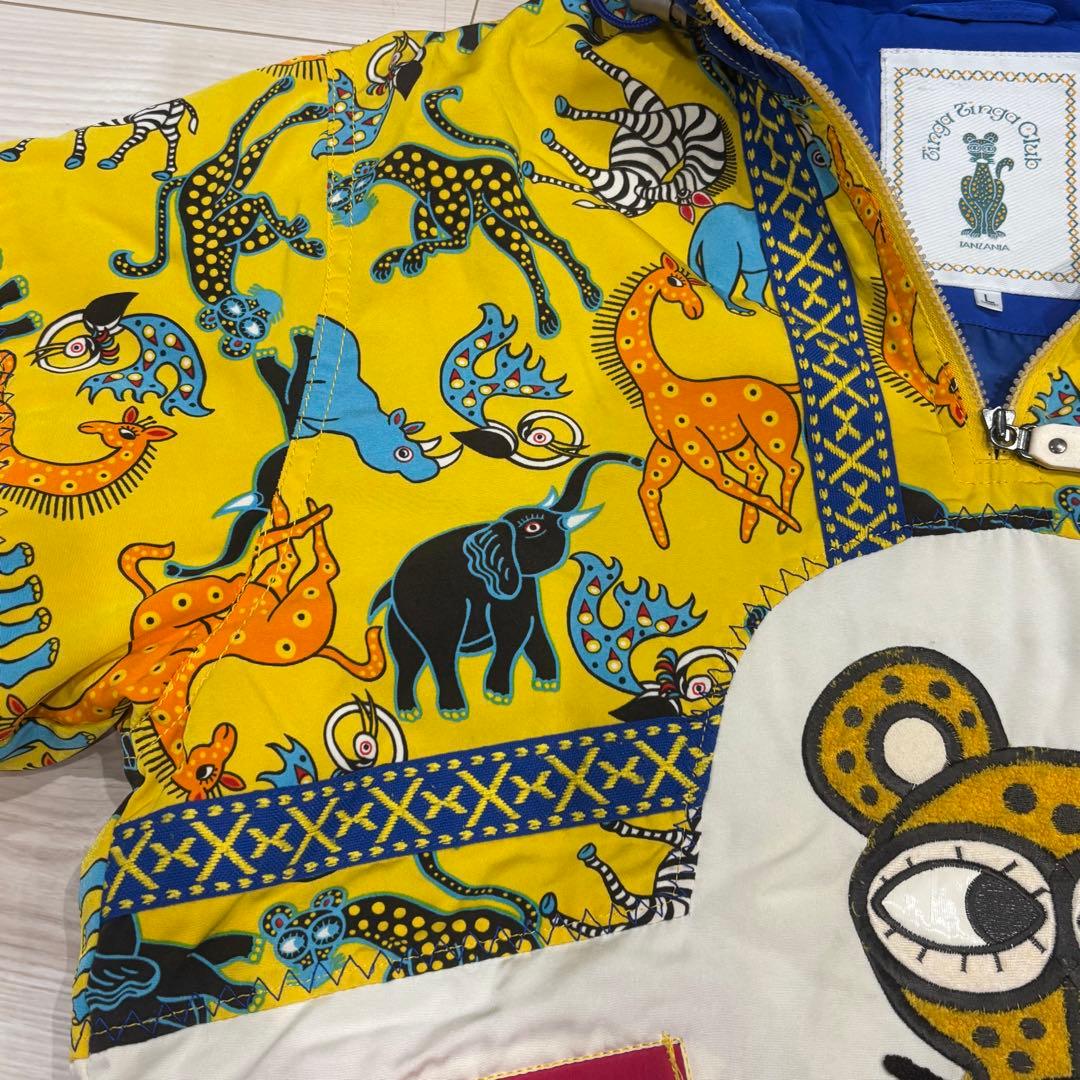 DESCENTE Tinga Tinga柄 ジャケットとオーバーオールセット