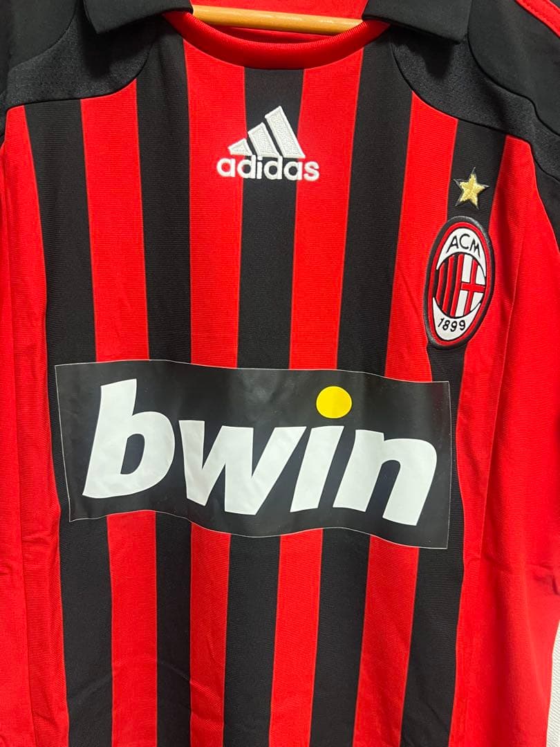 【タグ付き】希少 ACミラン　08/09シーズン　ホームユニ　22番　カカ　M