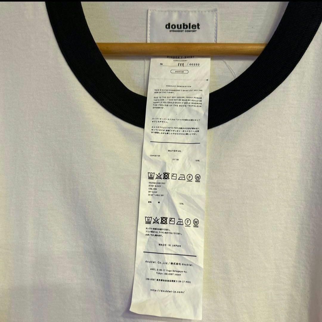 【doublet】ダブレットOversized Ringer Tshirt