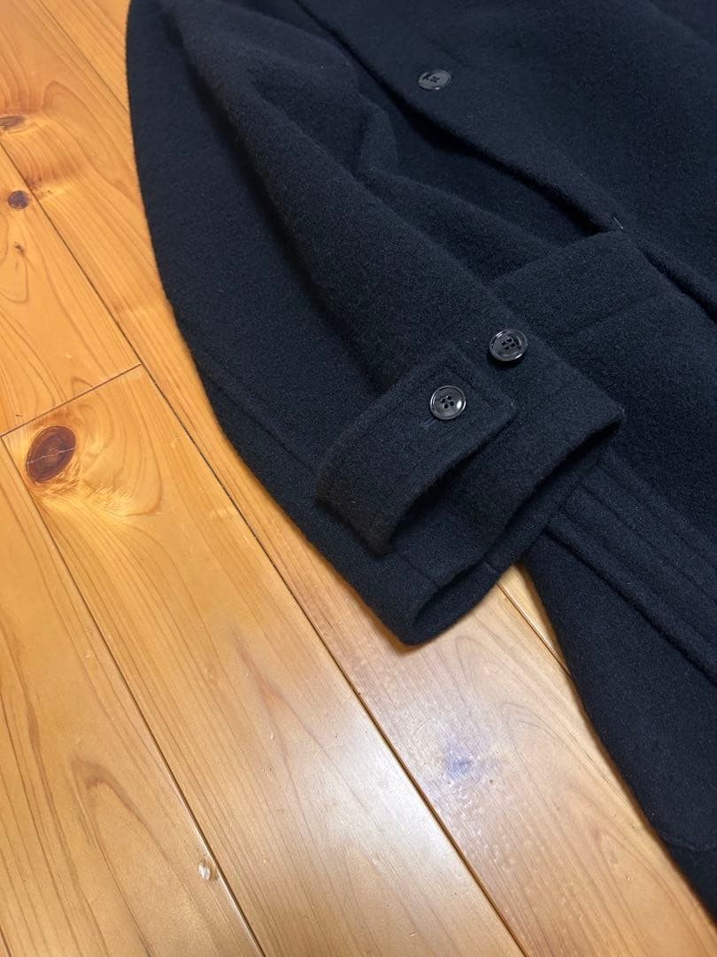 LEMAIRE　WRAP COAT　BLACK　CO184 LF615