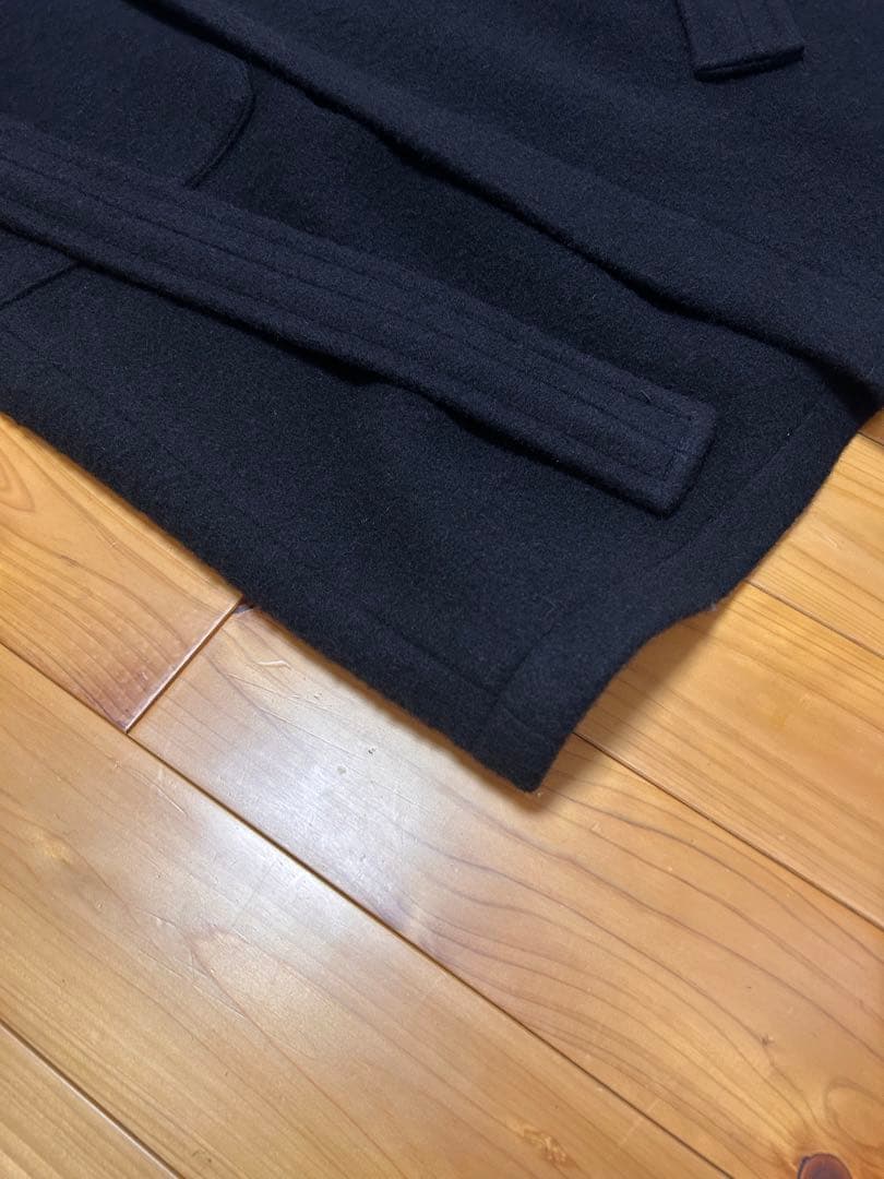 LEMAIRE　WRAP COAT　BLACK　CO184 LF615