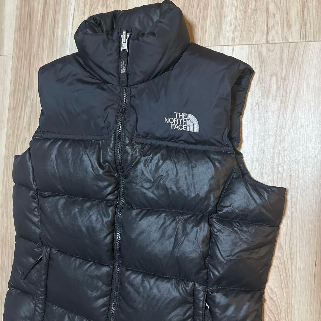人気ブラック☆ノースフェイス ヌプシダウンベスト 700FP レディースMサイズ