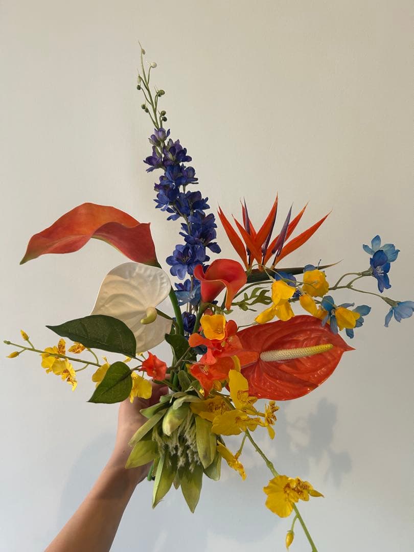 ウェディングブーケ　造花ブーケ　結婚式　ブーケ　アーティフィシャルフラワー