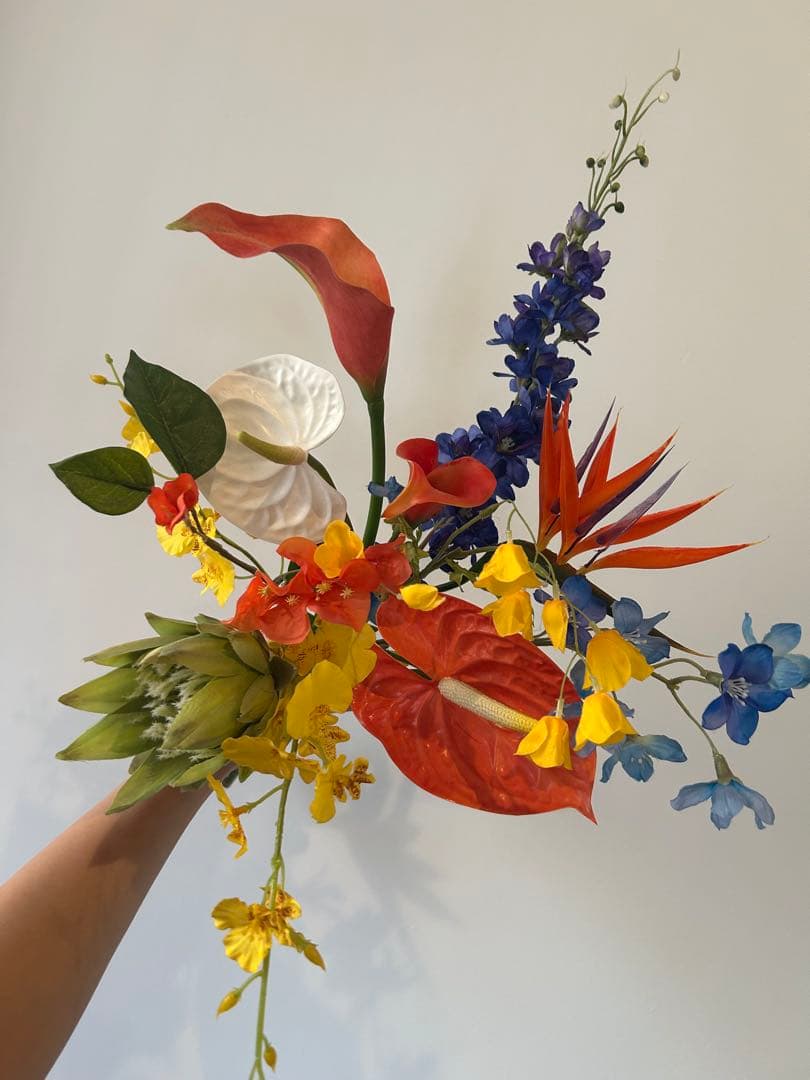 ウェディングブーケ　造花ブーケ　結婚式　ブーケ　アーティフィシャルフラワー