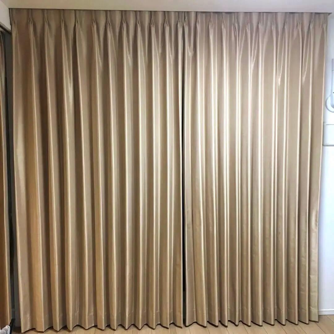 ニトリ☆遮光☆オーダーカーテン☆2倍ひだ☆3枚セット