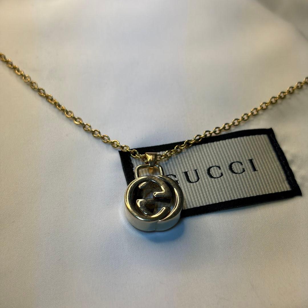 【美品】GUCCI グッチ チャーム&ネックレス ゴールド