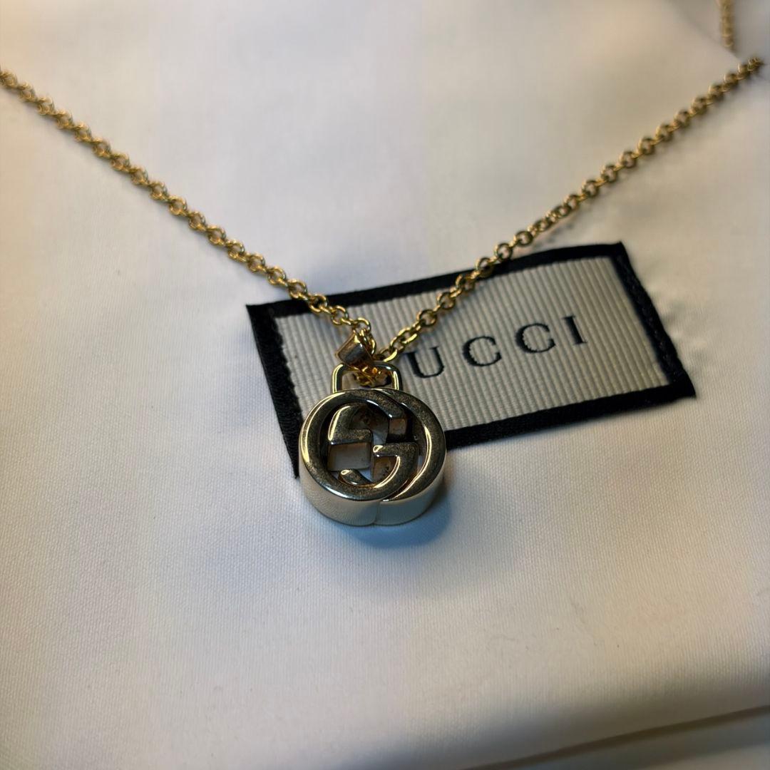【美品】GUCCI グッチ チャーム&ネックレス ゴールド