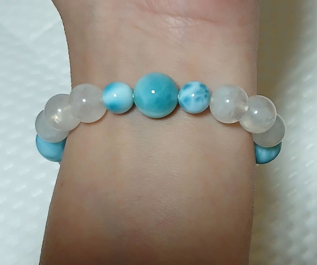 ぴ*け様 ラリマー　ブレスレット