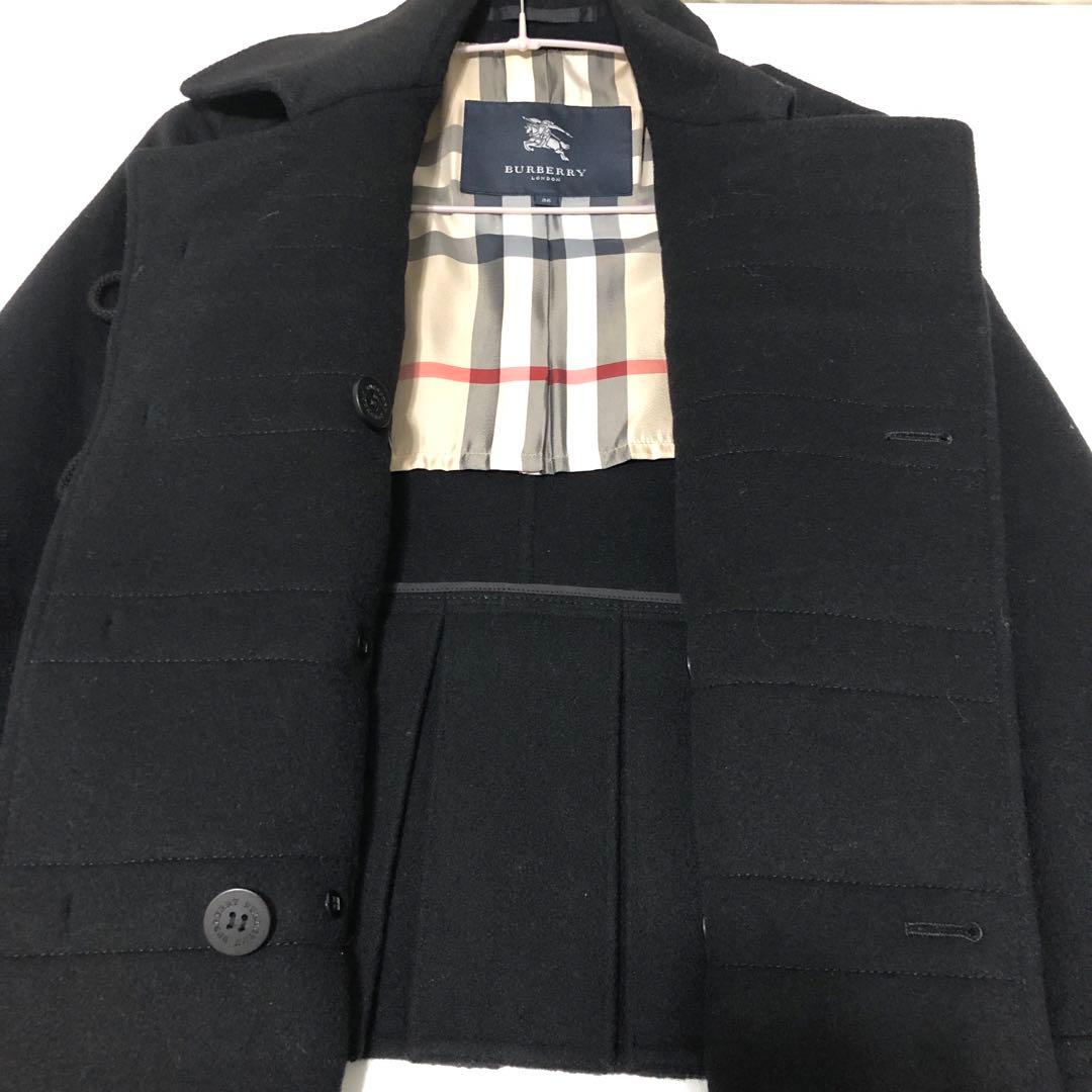 BURBERRY LONDON バックプリーツダッフルコート メガチェック M