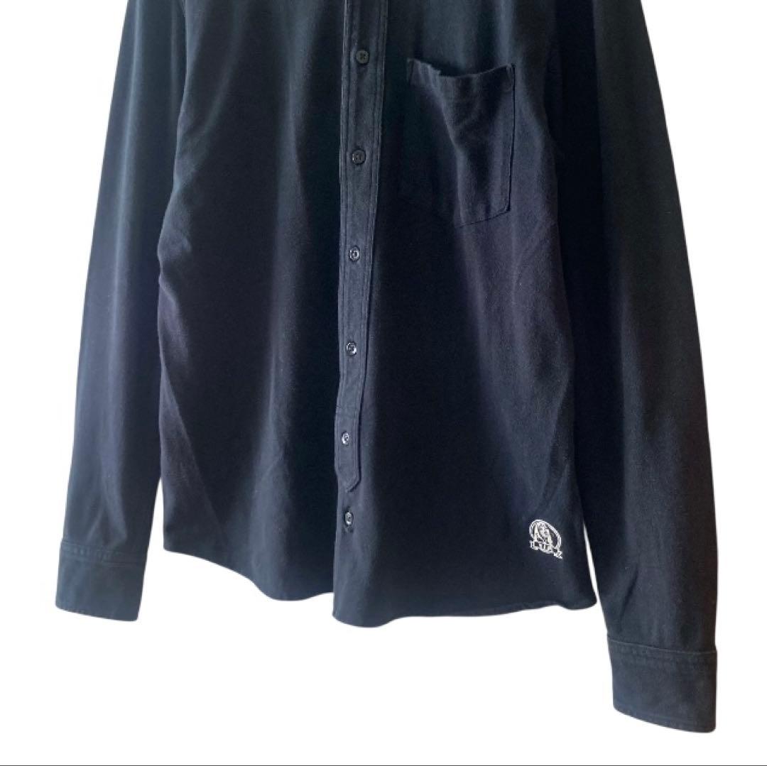 希少‼︎ HYSTERIC GLAMOUR 長袖シャツ ブラック L ロゴ刺繍