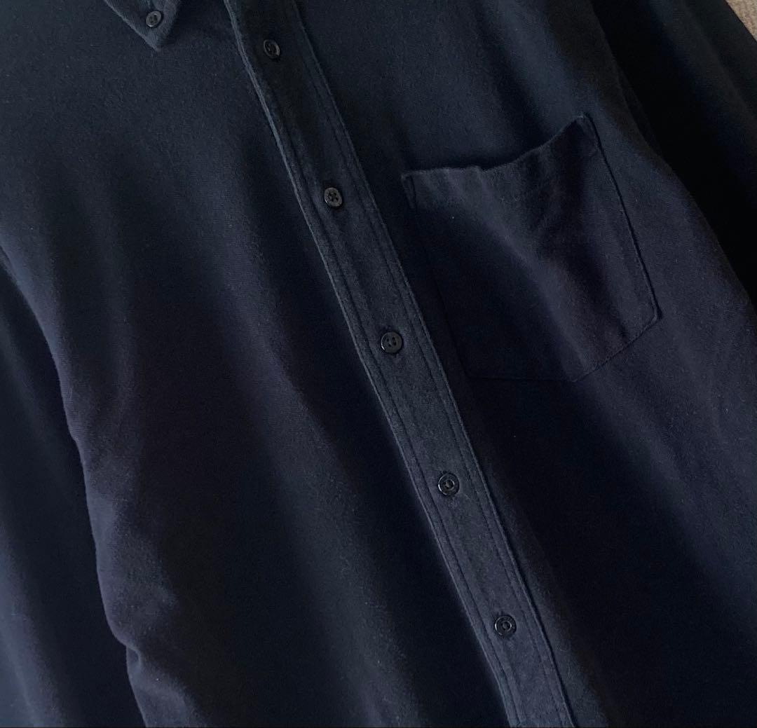 希少‼︎ HYSTERIC GLAMOUR 長袖シャツ ブラック L ロゴ刺繍