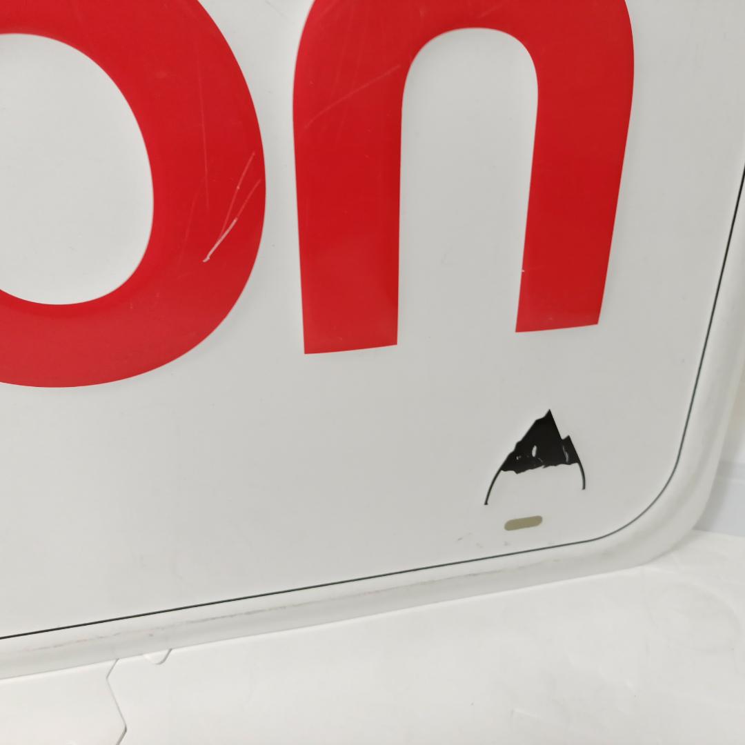 現状品 BURTON バートン 約91.5cm×45.5cm ブリキ 大型 看板