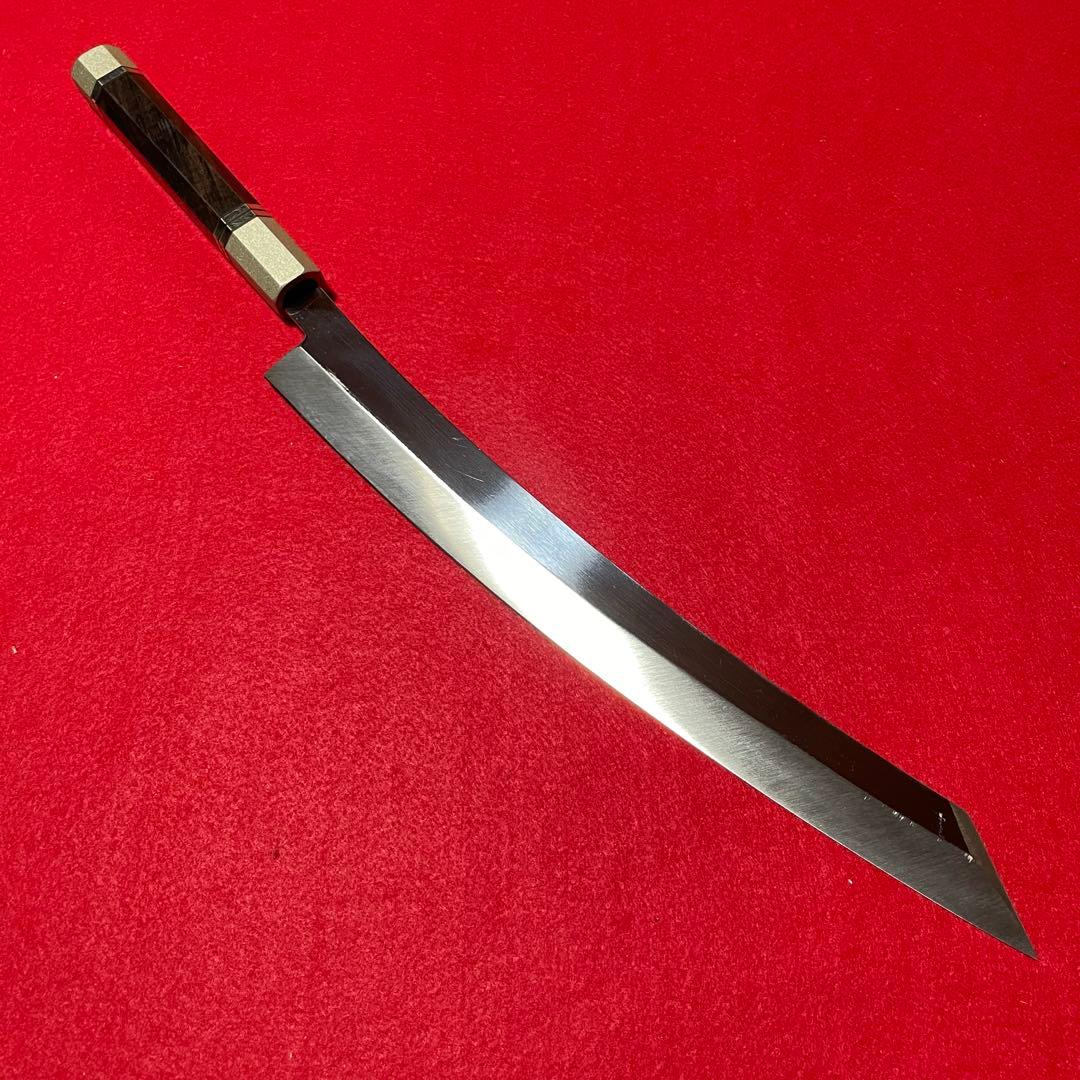 総銀黒檀　尺　鬼反り　一本限定　剣型　VG 鏡面　本焼き