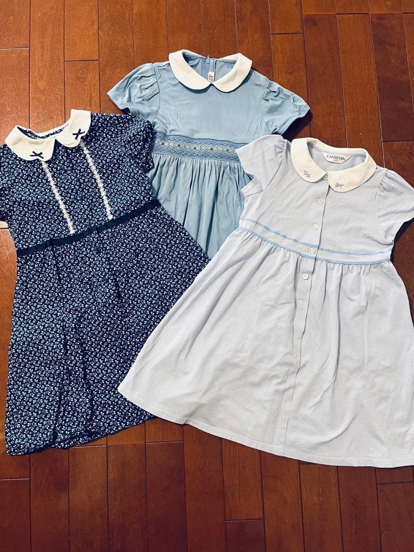 お受験ワンピース 120 3点セット 夏服 まとめ