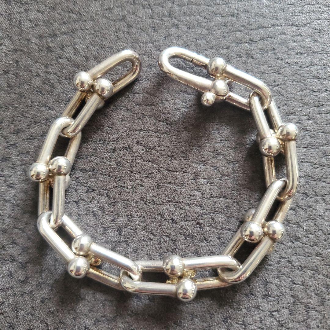 Tiffany & Co. ハードウェア ラージ リンク ブレスレット 14コマ