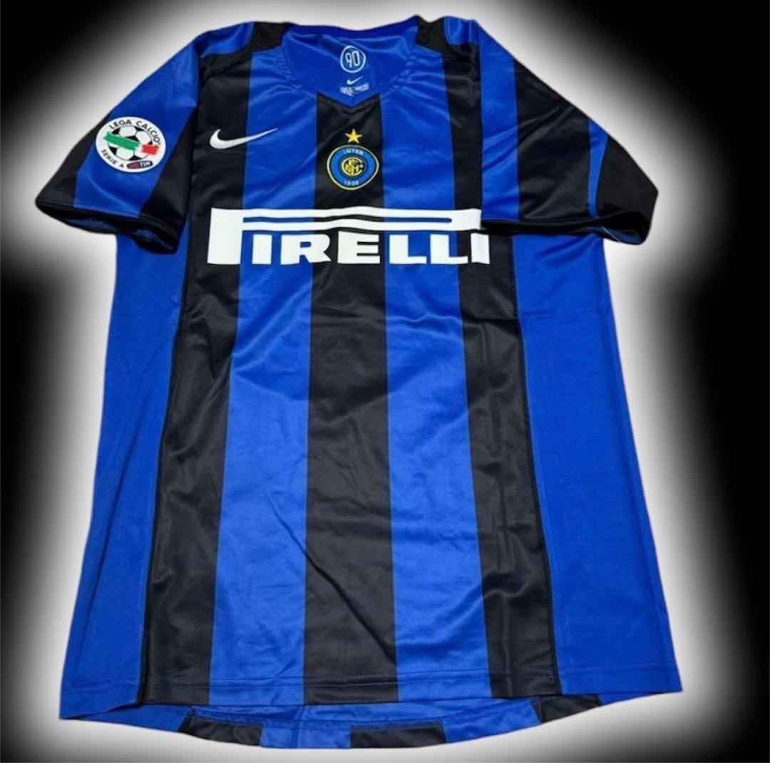 【新品】リーグパッチ付き　アドリアーノ　インテル　ユニフォーム　Lサイズ　10