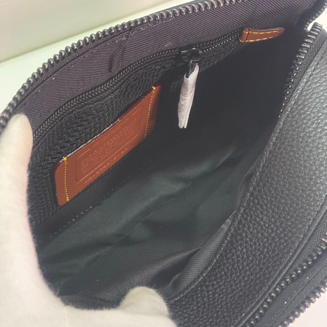 【COACH】 タグ有り チャーター クロスボディ バッグ 24 ブラック