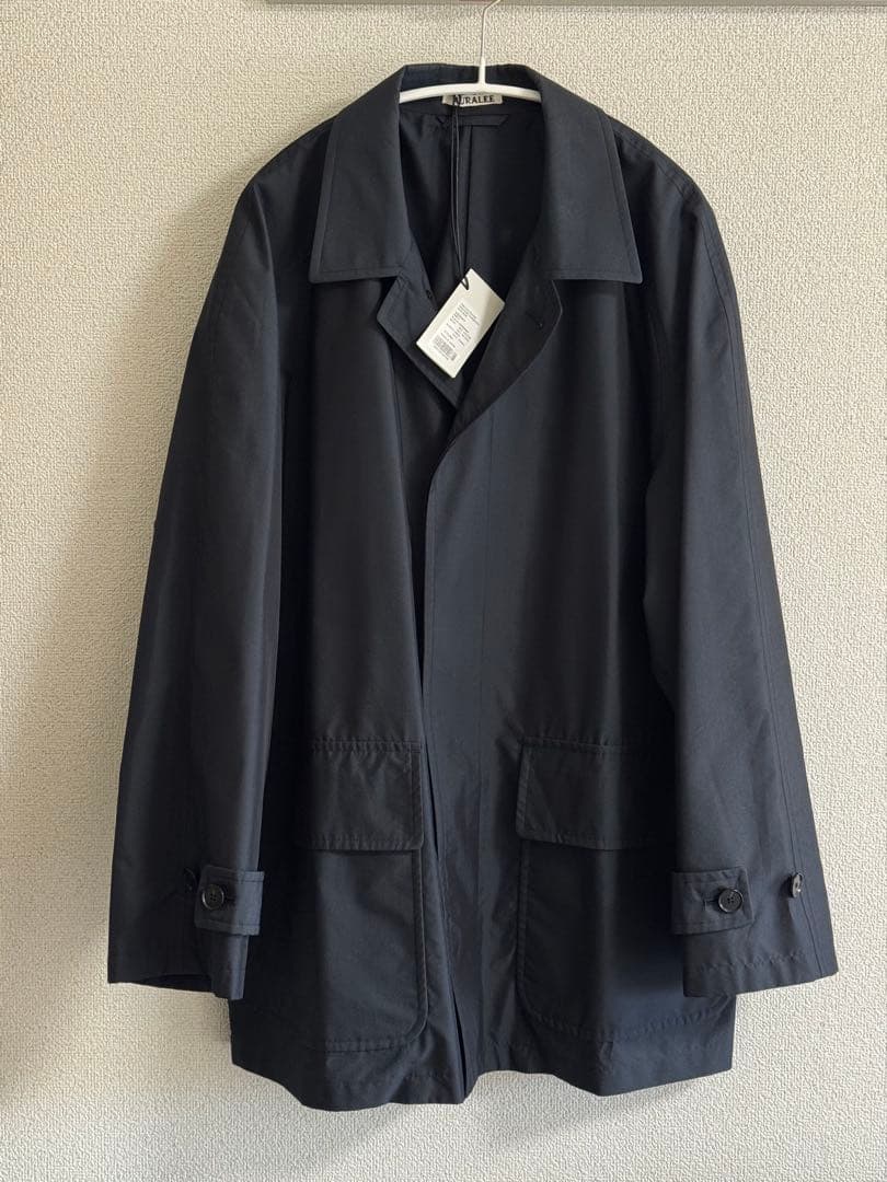 AURALEE フィンクス ステンカラー　コート　ブルゾン　オーラリー