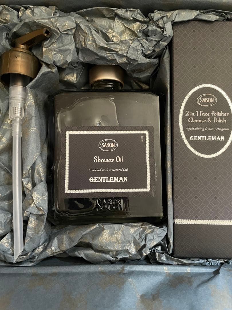 値下げ　サボン　ジェントルマン　シャワーオイル　ギフト　SABON