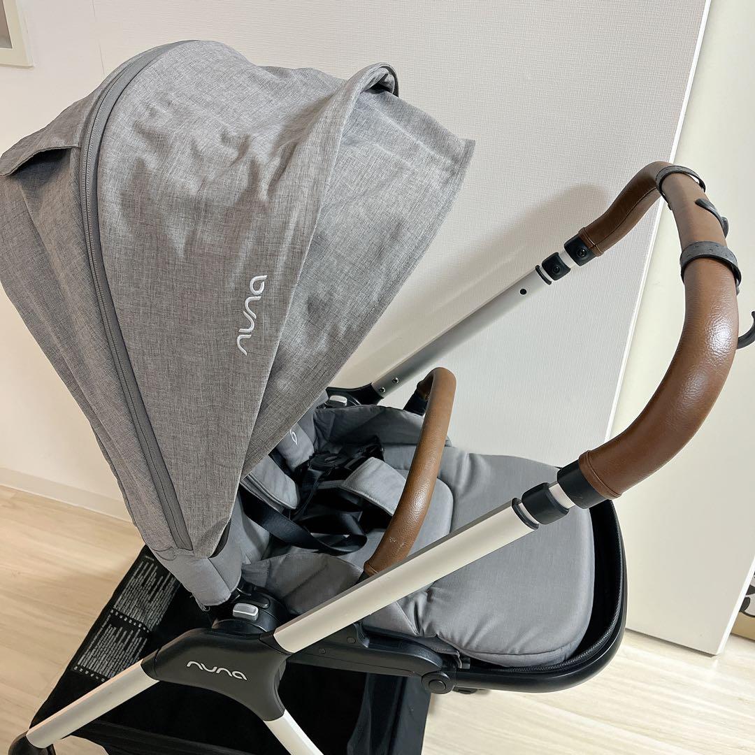 【本文必読】nuna triv グレー　ベビーカー　新生児　4歳まで
