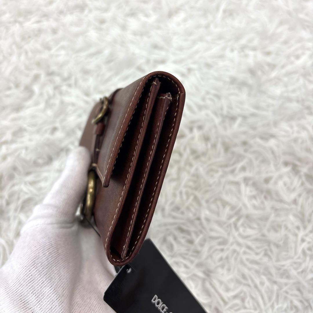 ドルチェ&ガッバーナ 長財布 豹柄 レザー ヴィンテージ加工 新品タグ付