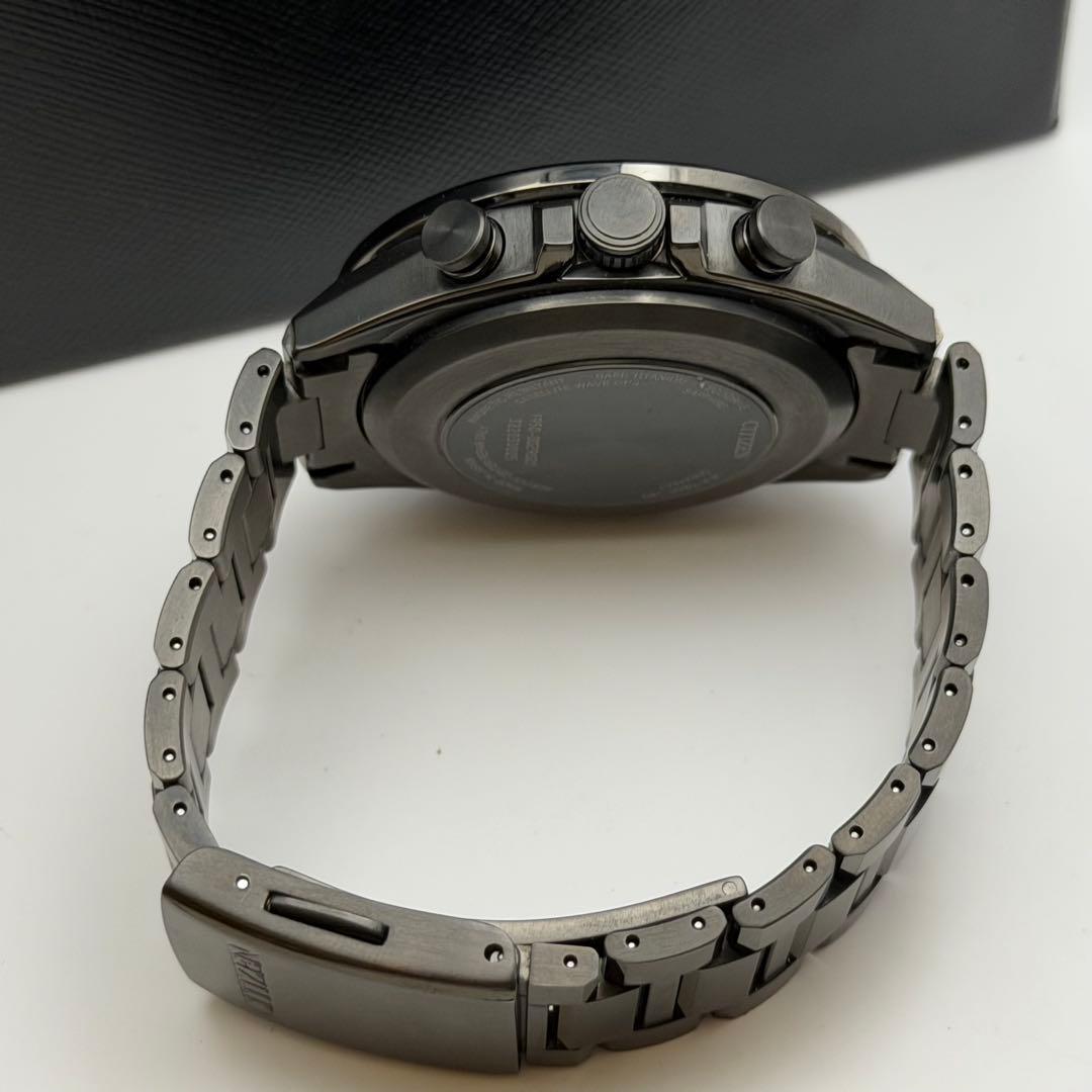 【極美品】シチズン　アテッサ　CC4055-65E 箱保付　チタン　ブラック