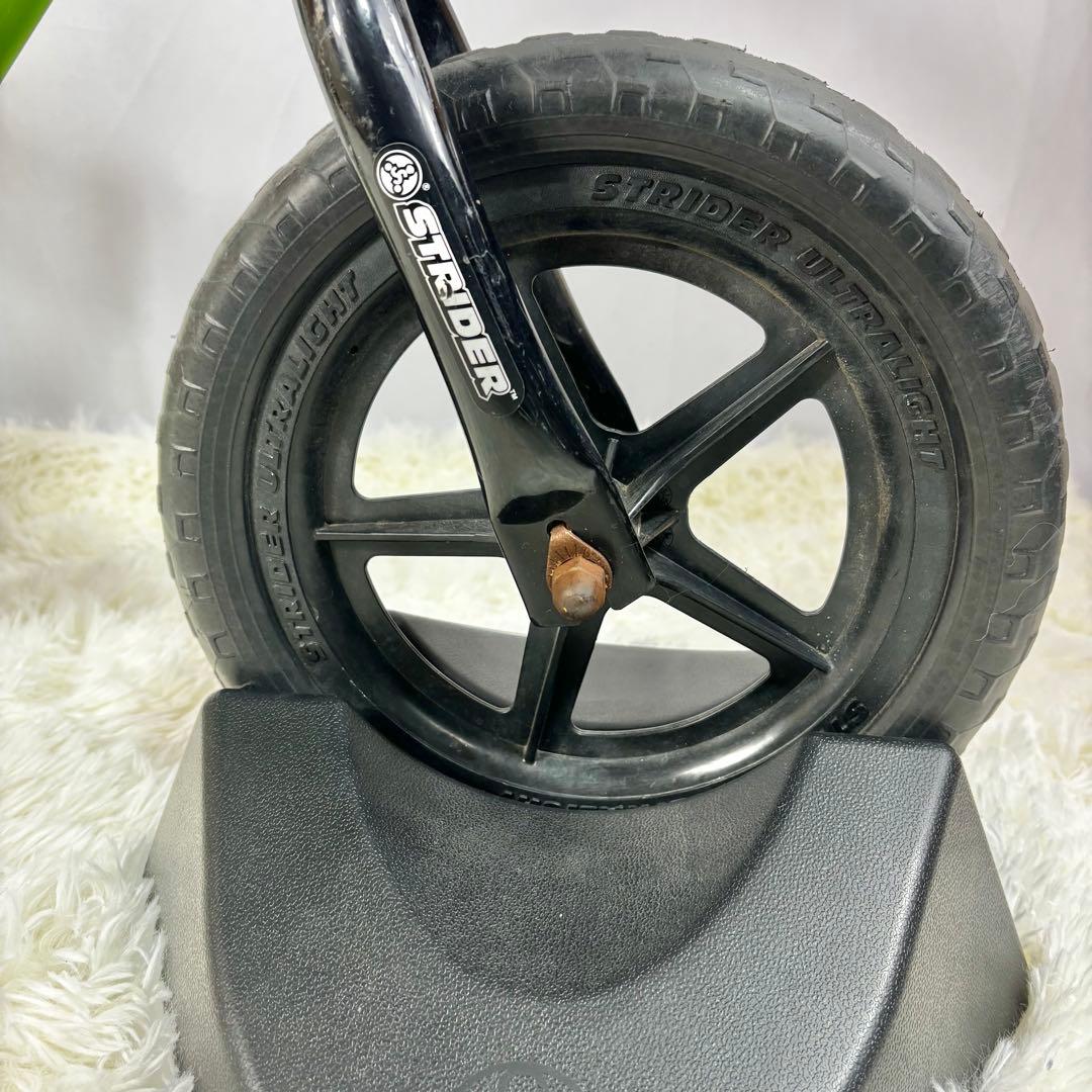 【美品】STRIDER ストライダー　グリーン　緑　バランスバイク