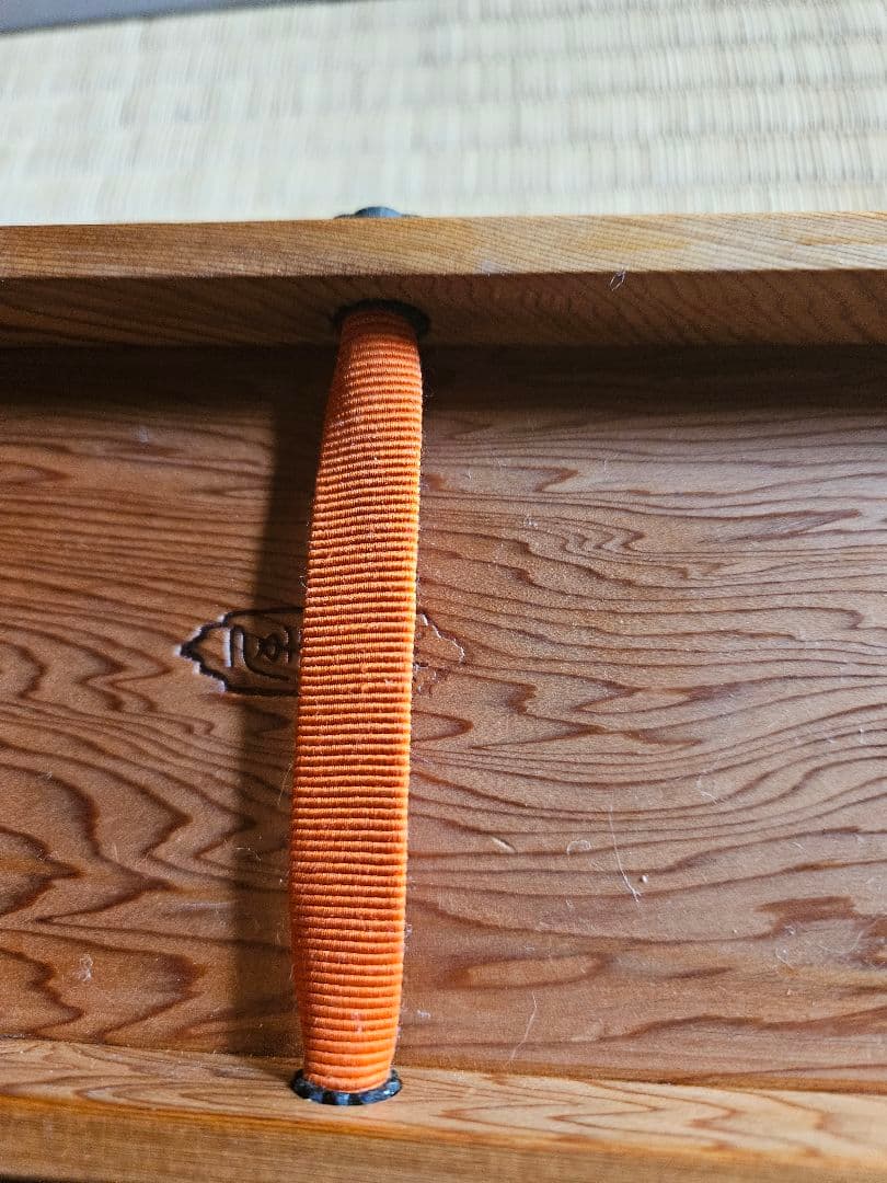 屋久杉 短冊入れ 反り箱木製