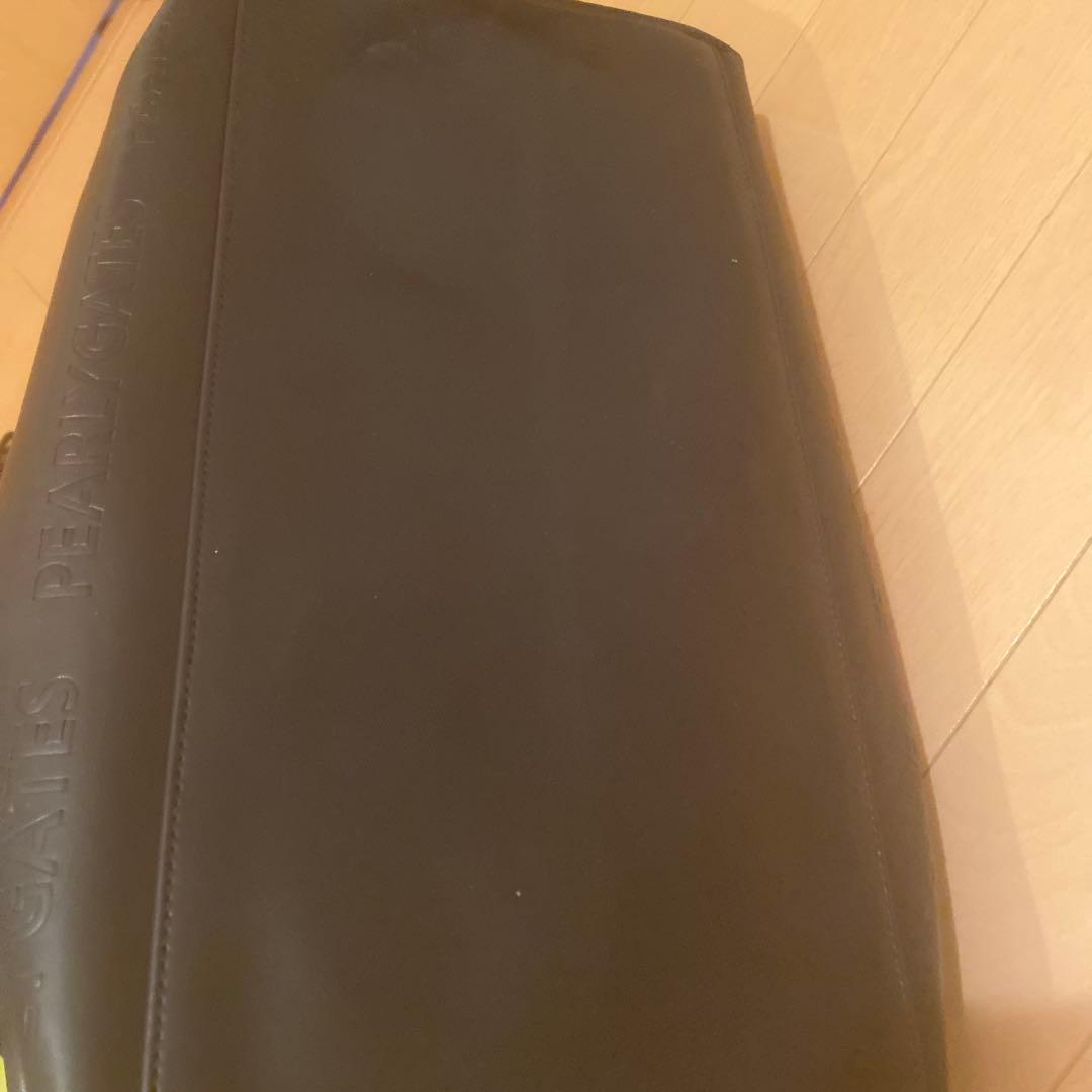 PEARLY GATES ブラックナイロンバッグ