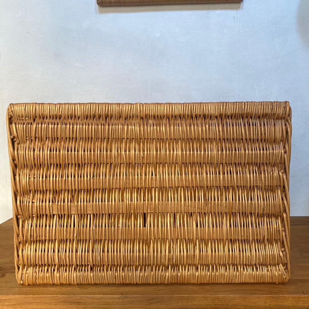 【送料込み】希少 キャトル・セゾン フランス柳 トランク バスケット