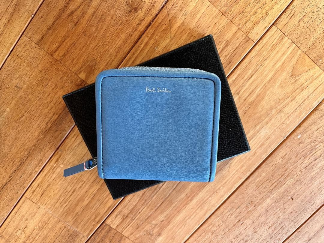 Paul Smith ポールスミス 二つ折り財布 水色