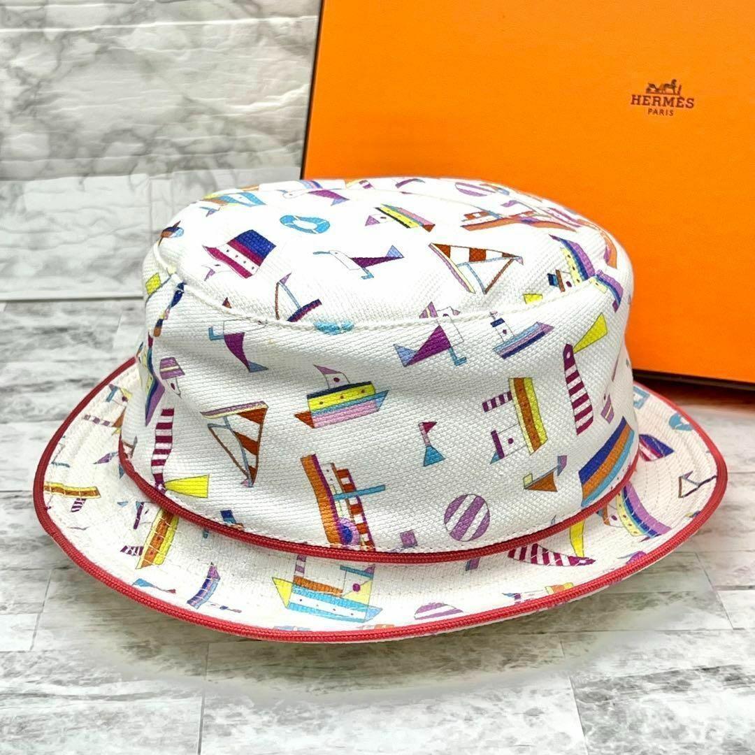 ★処分セール★エルメス　プティシャルティ　ハット　子供用　キッズ　サイズ52