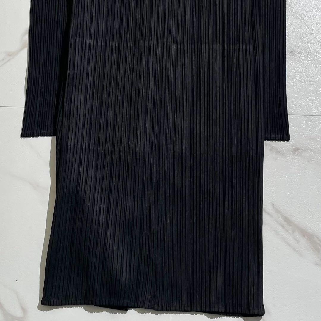 ジャケット・アウター PLEATS PLEASE long Hooded coat Black 3