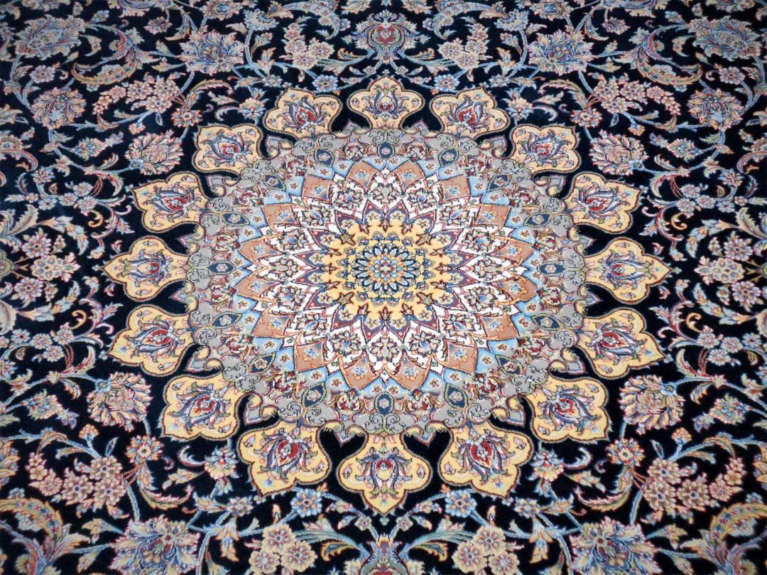 本場イラン産！高密度織『ナイン 』デザイン 約150×225cm‐185001
