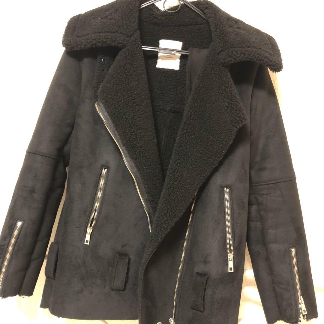 美品 ムスタンコート(ベルト付き)